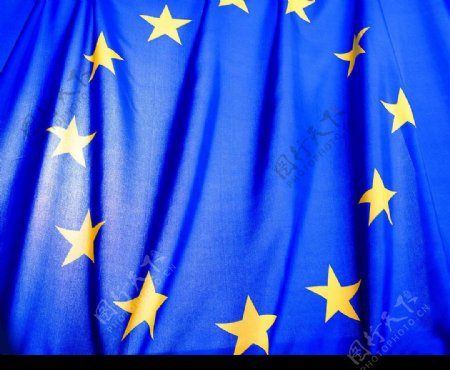欧盟旗帜图片