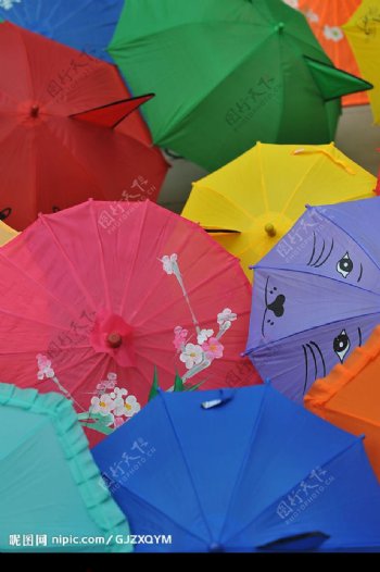 漂亮的花伞图片