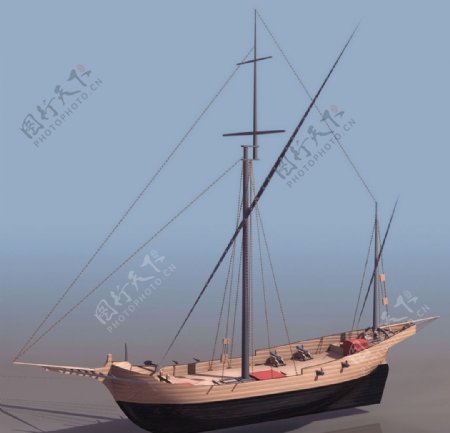 三维船模型素材图片