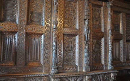 英国中世纪木雕图片