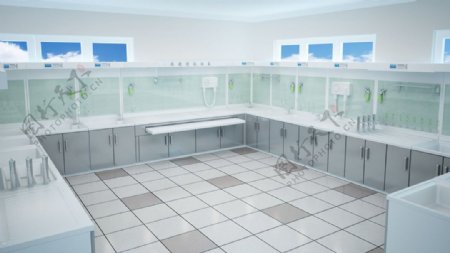 3d医疗室清洗室图片