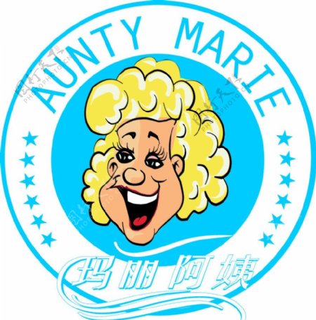 玛丽阿姨洗衣加盟店标图片