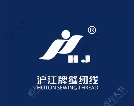 沪江牌缝纫线logo图片