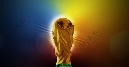 巴西世界杯奖杯图片