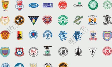 全球2487个足球俱乐部球队标志苏格兰图片