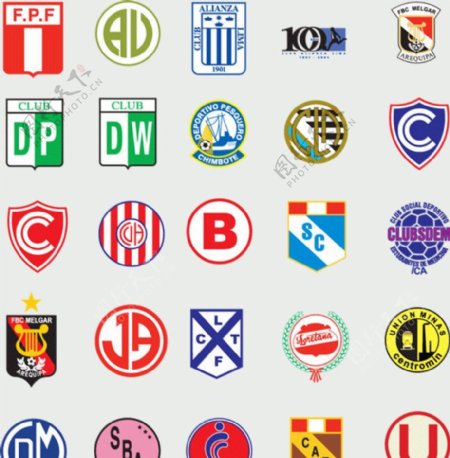 全球2487个足球俱乐部球队标志秘鲁图片