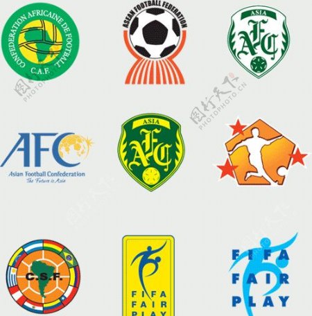 全球2487个足球俱乐部球队标志联合会图片