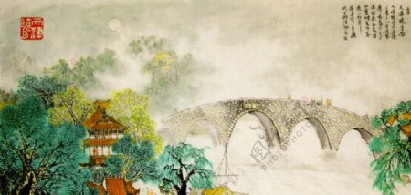 天津晓月图片