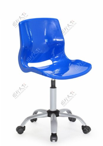 蓝色椅子图片