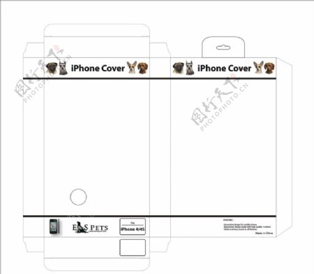 iPhone44S手机壳包装图片