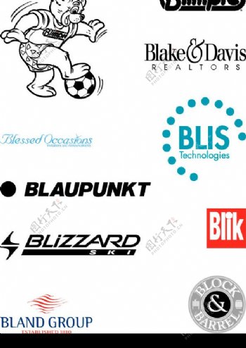 blibla开头logo标志图片