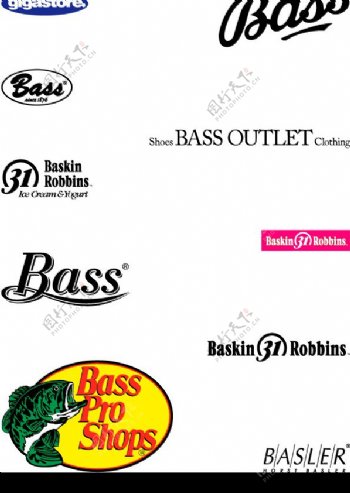 bass公司标志合集图片