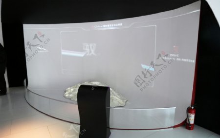 捷豹展厅LED屏图片