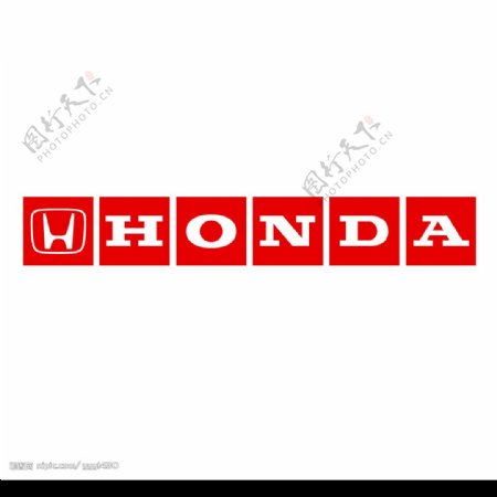 Honda本田汽车标志字体图片