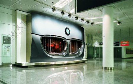 BMW汽车总部形象墙图片