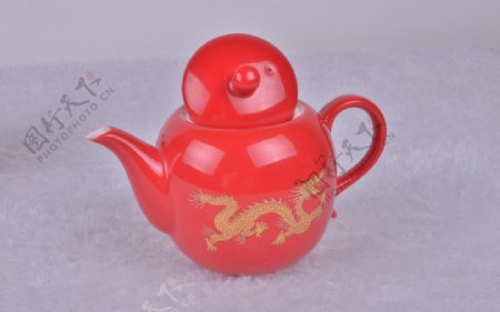 金龙茶具茶壶图片