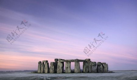 英国索尔兹伯里巨石阵图片