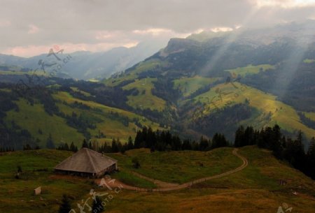 瑞士恩特雷布赫的风景图片