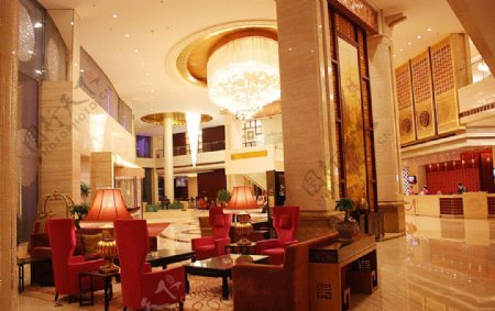 庆华国际酒店大堂图片