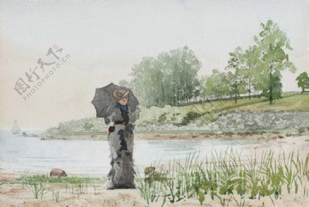 温斯洛183霍默水彩画图片