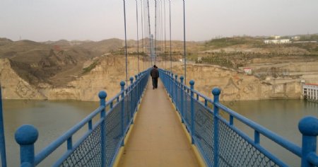 黄河浮桥图片