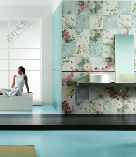 卫浴瓷砖效果图片