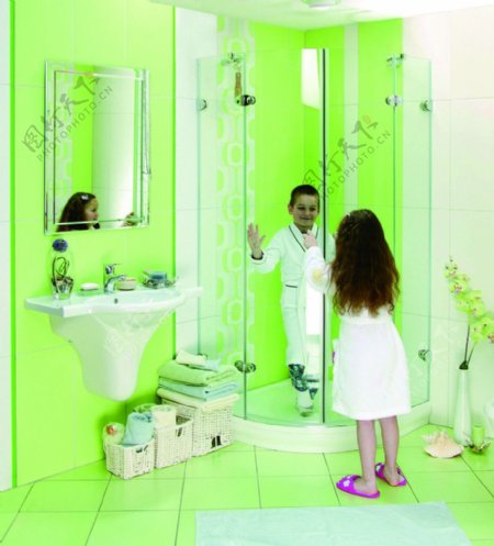 卫浴洁具浴室家具水暖五金卫生陶瓷浴室柜瓷砖图片