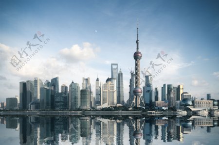 上海东方明珠塔等地标图片