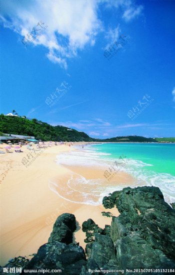 海滩景色图片