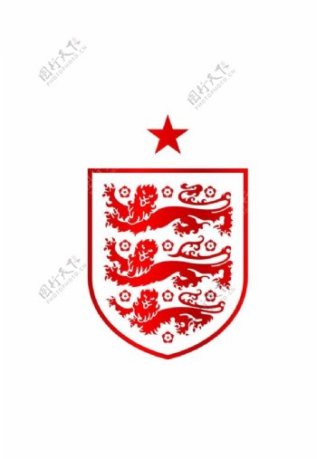 世界部分国家足球队队徽之英格兰图片