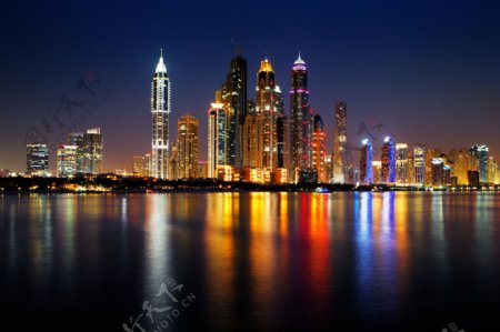 绚丽繁华的迪拜城市图片