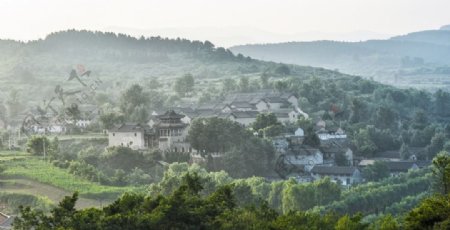 西文兴村远景图图片