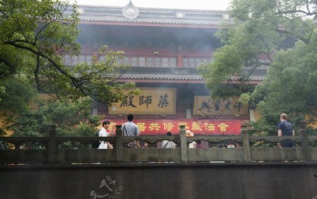 杭州灵隐寺建筑旅游景观图片