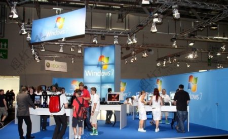 微软视窗7展览图片
