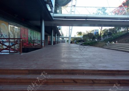 木塑地板上海世博图片