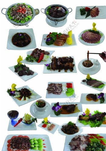 驴肉菜品素材驴肉馆菜谱图片