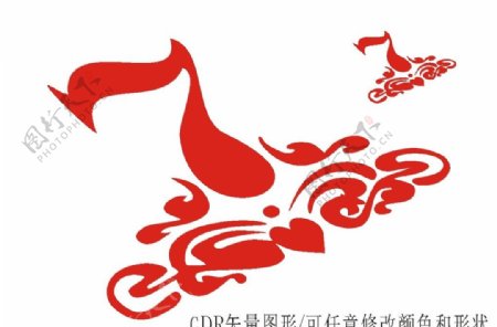 中国风创意花纹底纹图图片