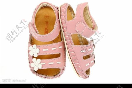 儿童童鞋粉红图片