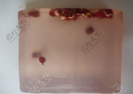 红豆精油皂图片