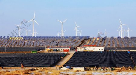 太阳能发电图片