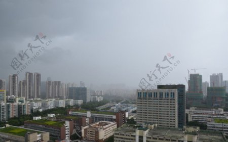 暴雨来临图片