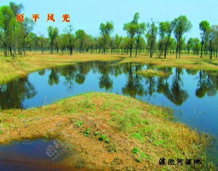 滹沱河景观图片