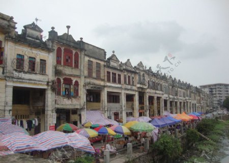 赤坎古镇摄影图图片