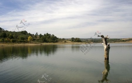 河水风景图片