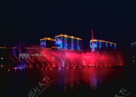 青州音乐喷泉图片