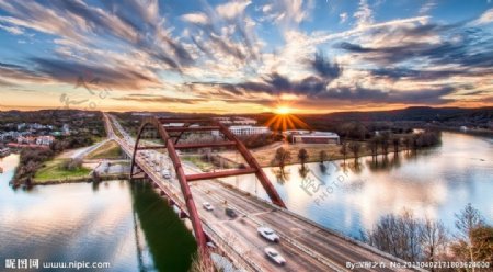 德克萨斯州奥斯汀拱桥图片