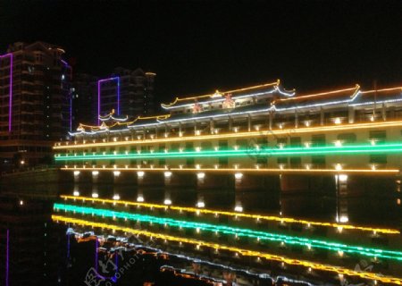 永春县城夜景图片