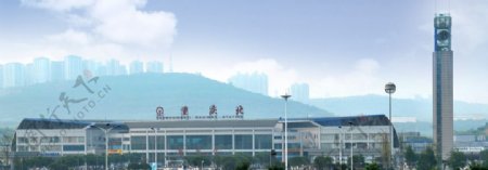 重庆火车站图片