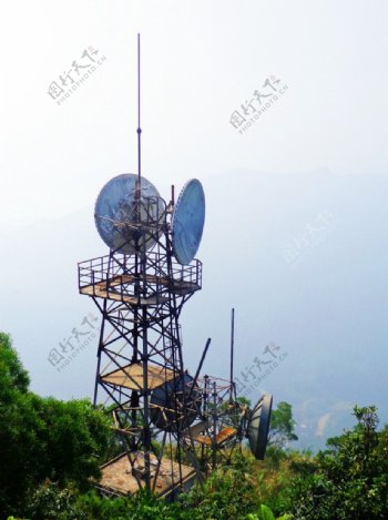 雷达站铁塔图片