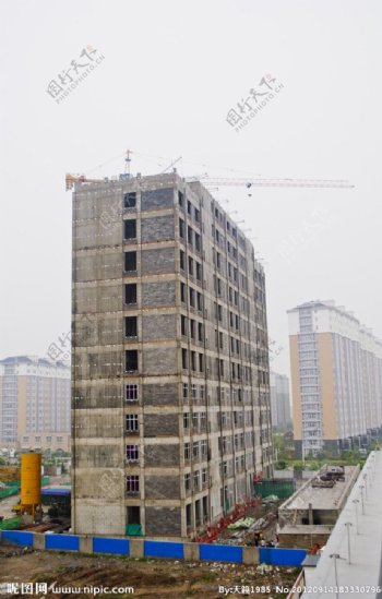 建设中的大楼摄影图图片